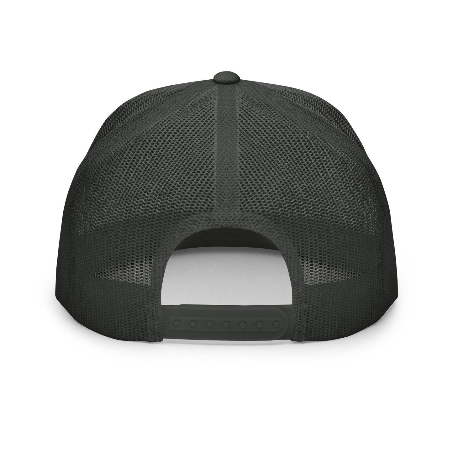 Color Logo Flat Billed Trucker Cap