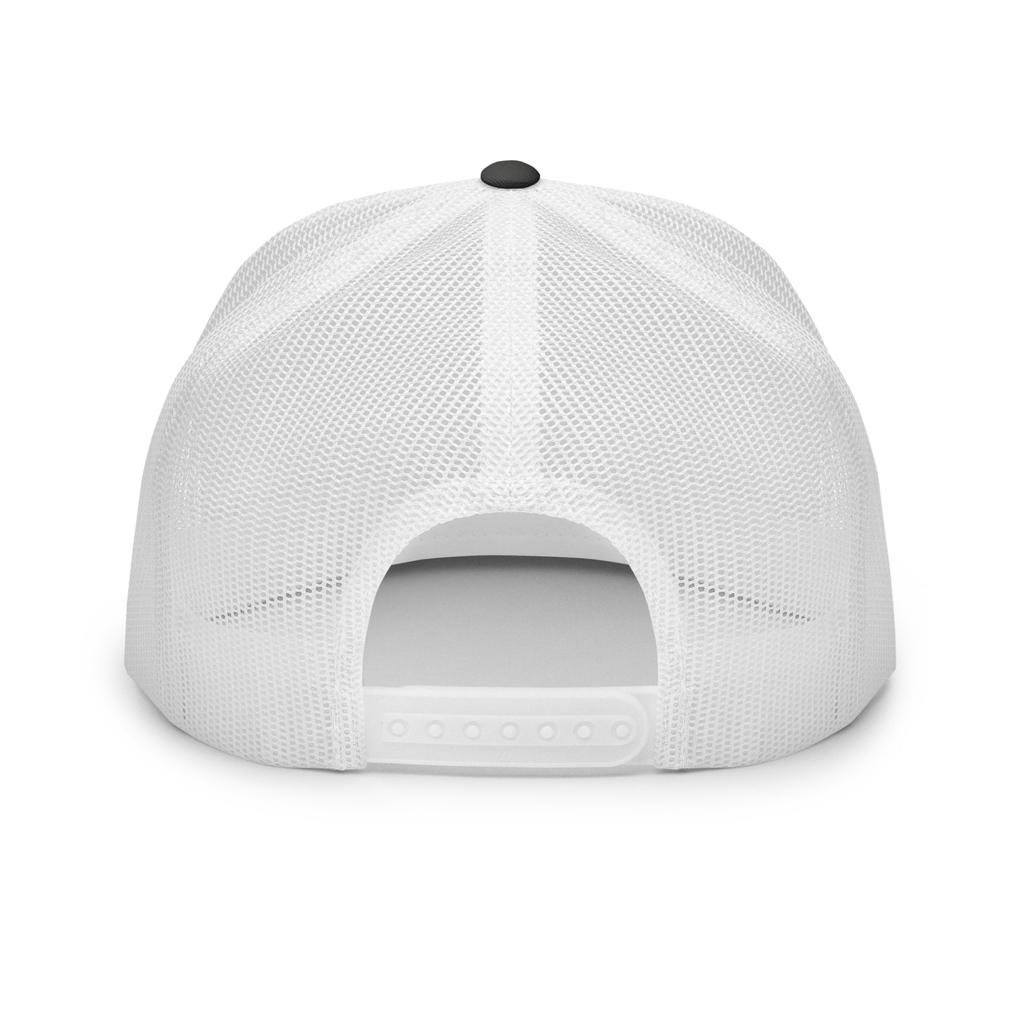Color Logo Flat Billed Trucker Cap