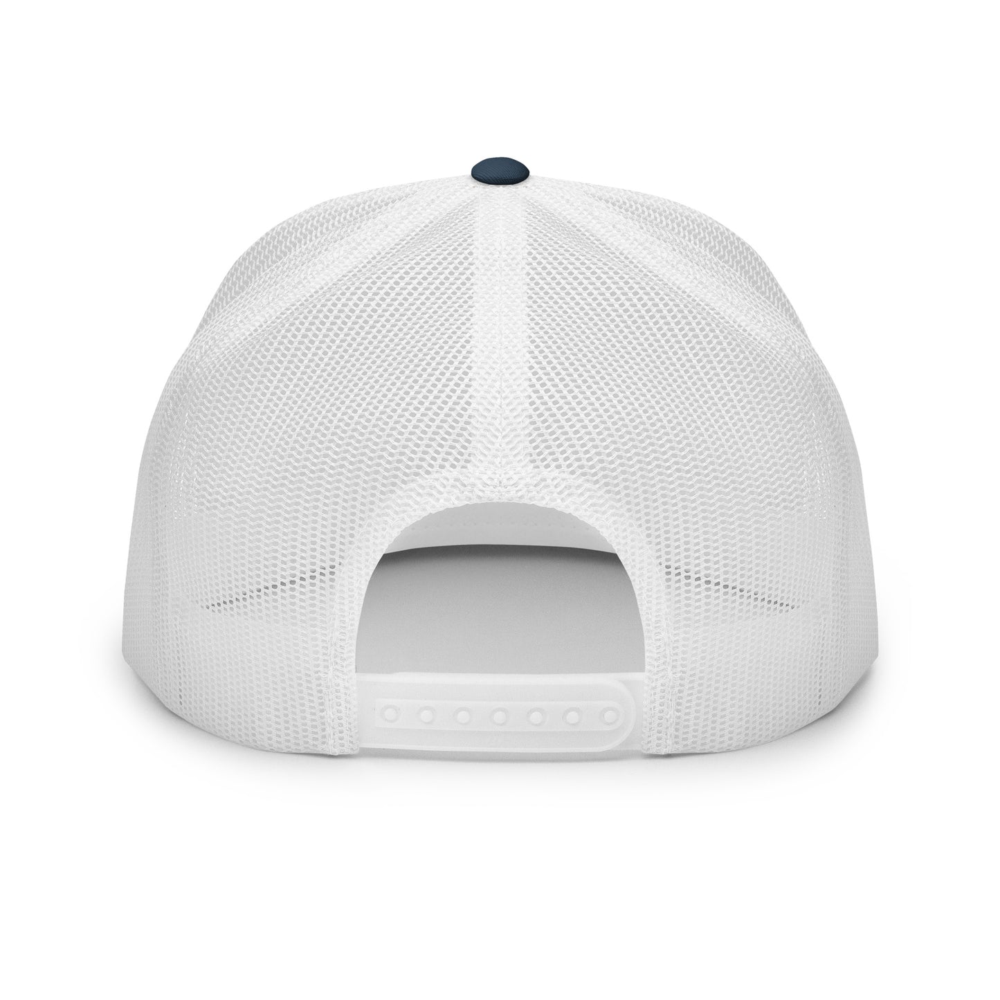 Color Logo Flat Billed Trucker Cap