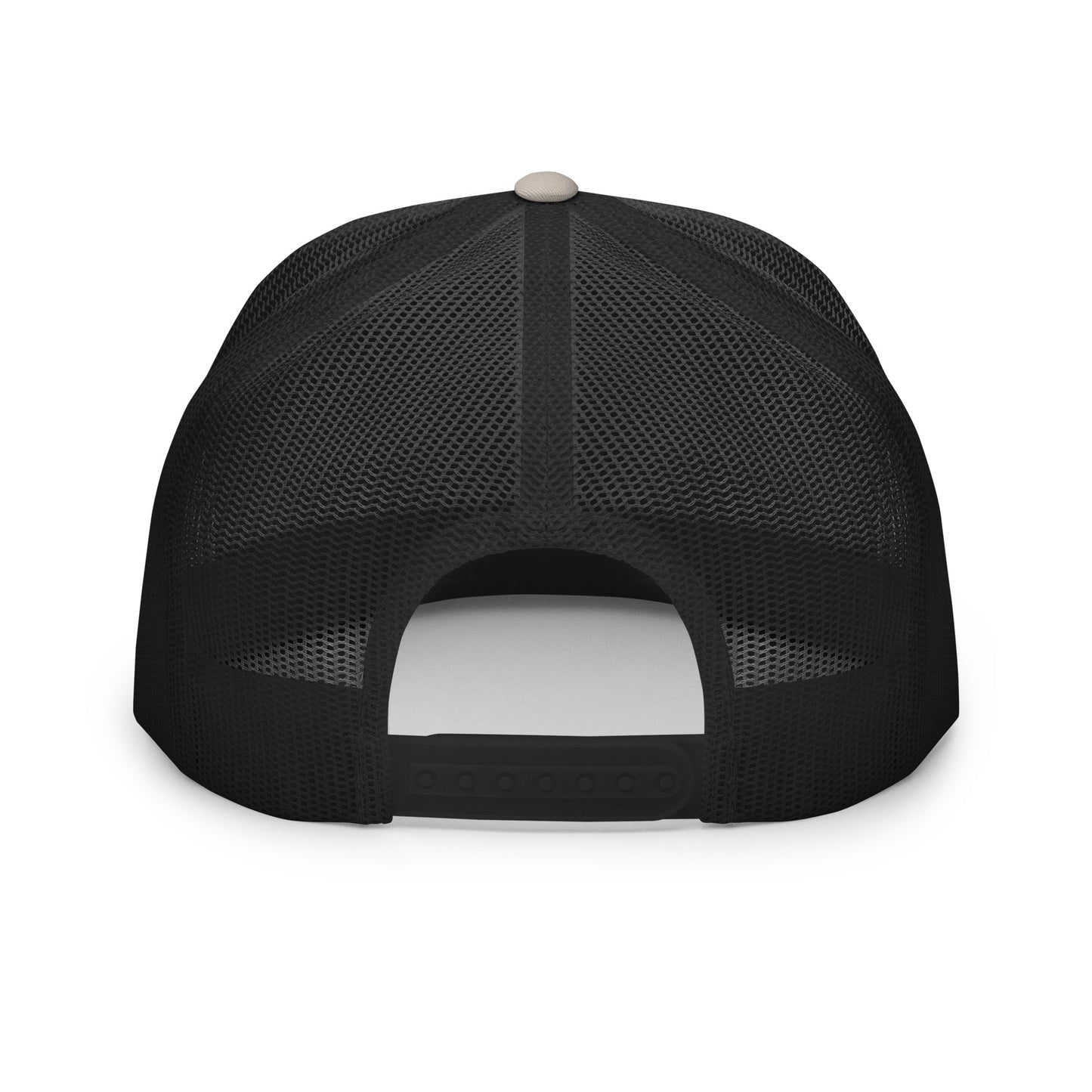 Color Logo Flat Billed Trucker Cap
