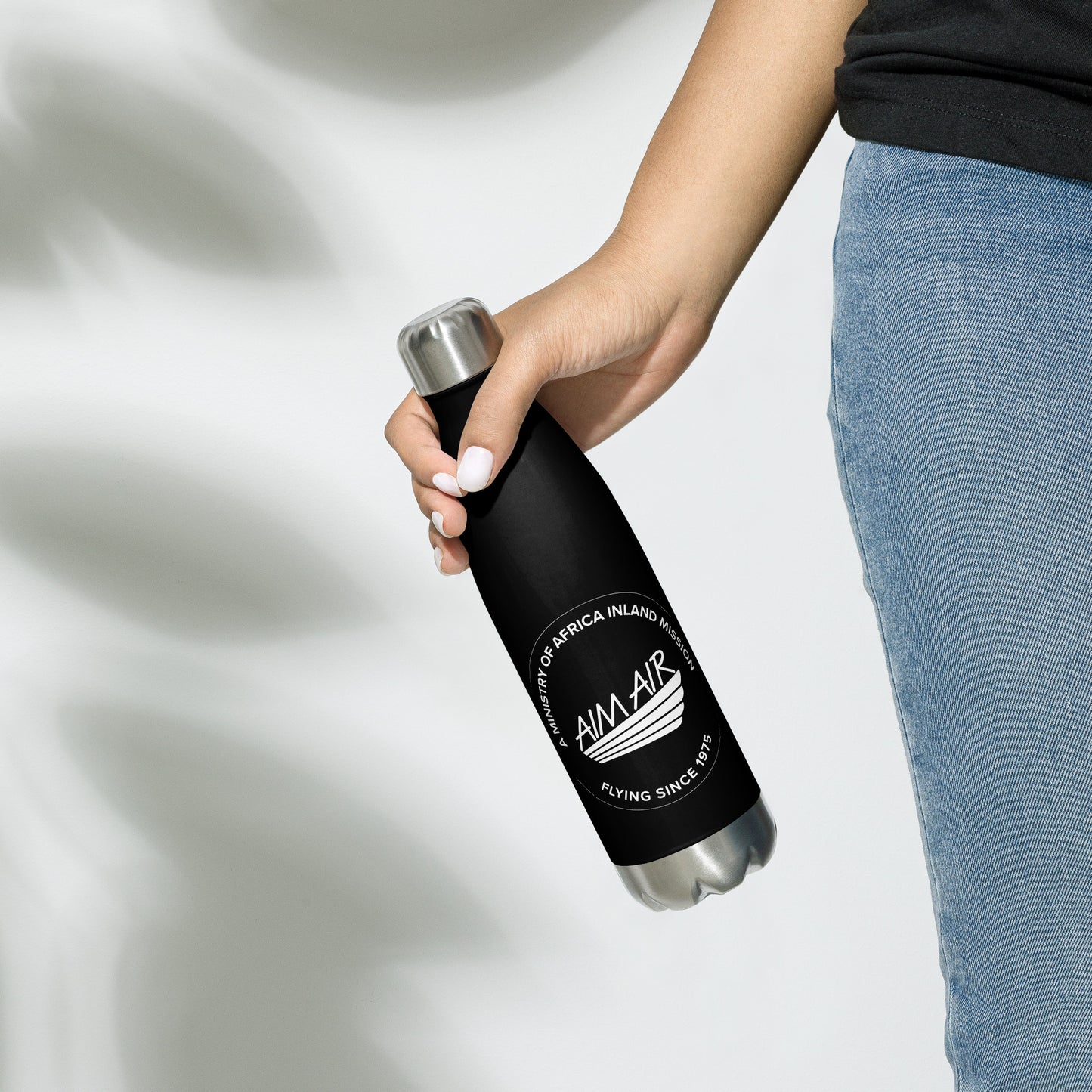 Stainless Steel Water Bottle (Black)