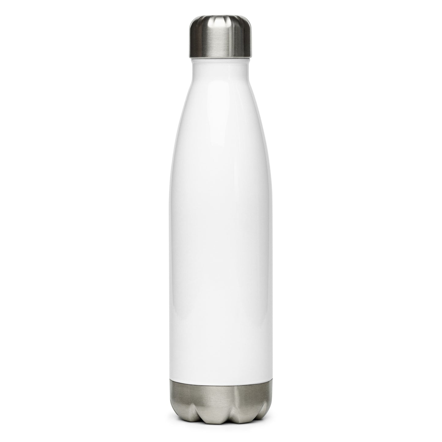 Stainless Steel Water Bottle (Black Logo)
