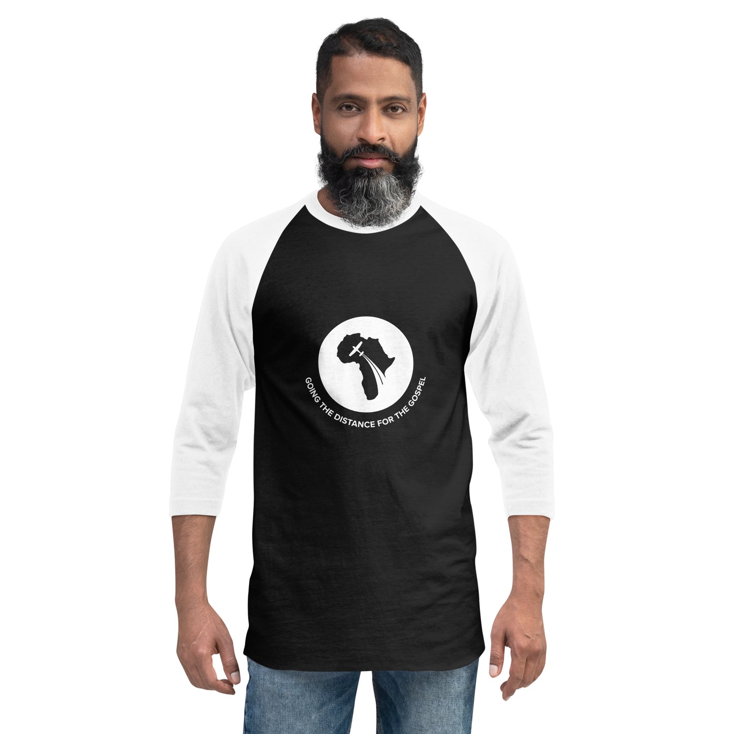 3/4 sleeve raglan shirt