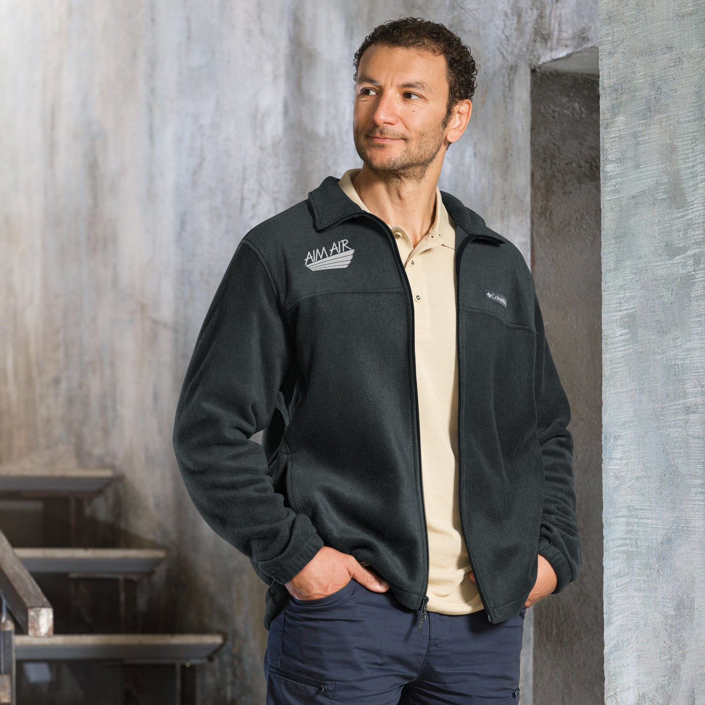 AIM AIR Unisex Columbia fleece jacket