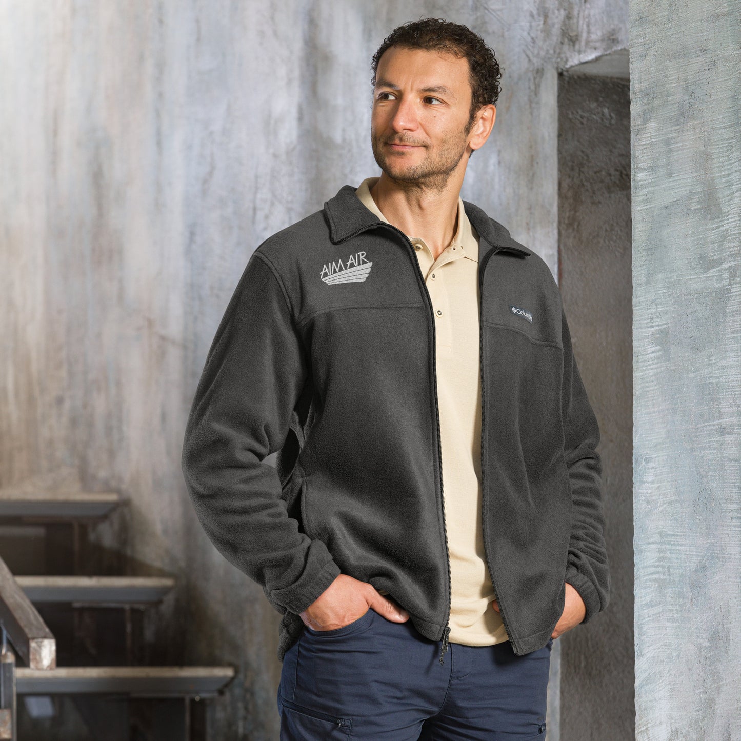 AIM AIR Unisex Columbia fleece jacket