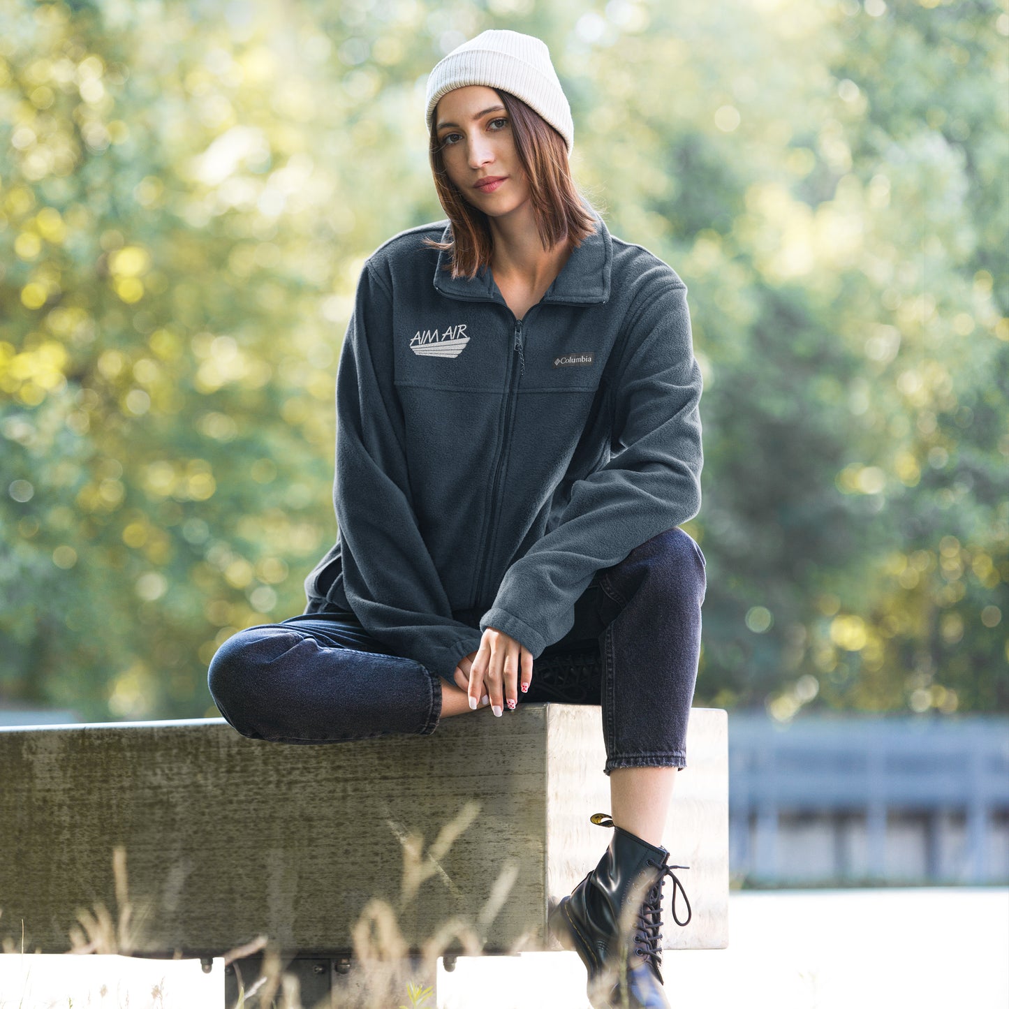 AIM AIR Unisex Columbia fleece jacket
