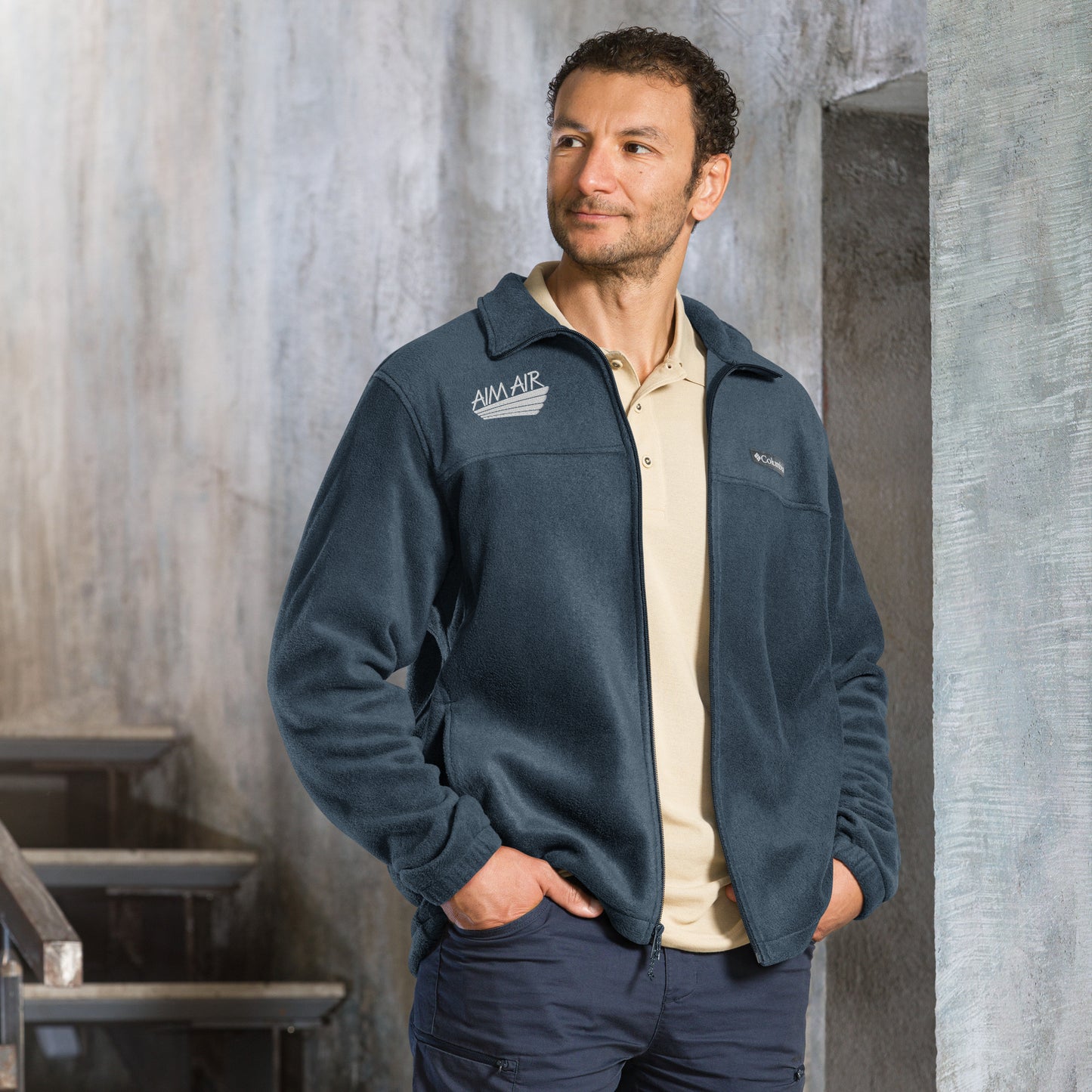 AIM AIR Unisex Columbia fleece jacket