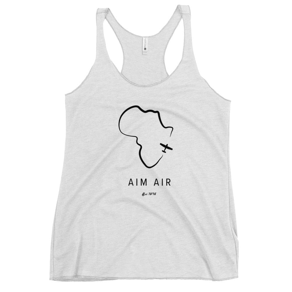 Africa Outline Women's Racerback Tank