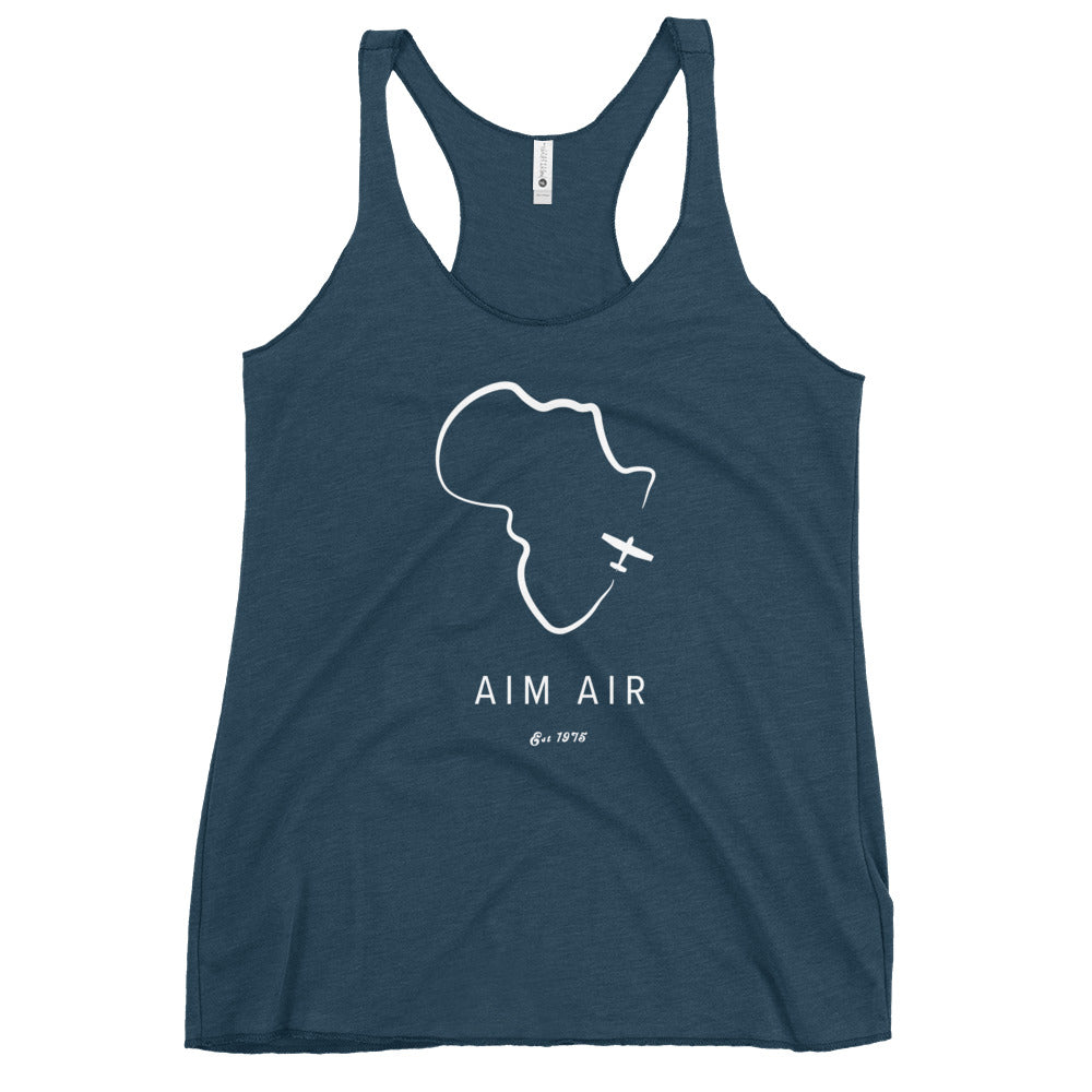 Africa Outline Women's Racerback Tank