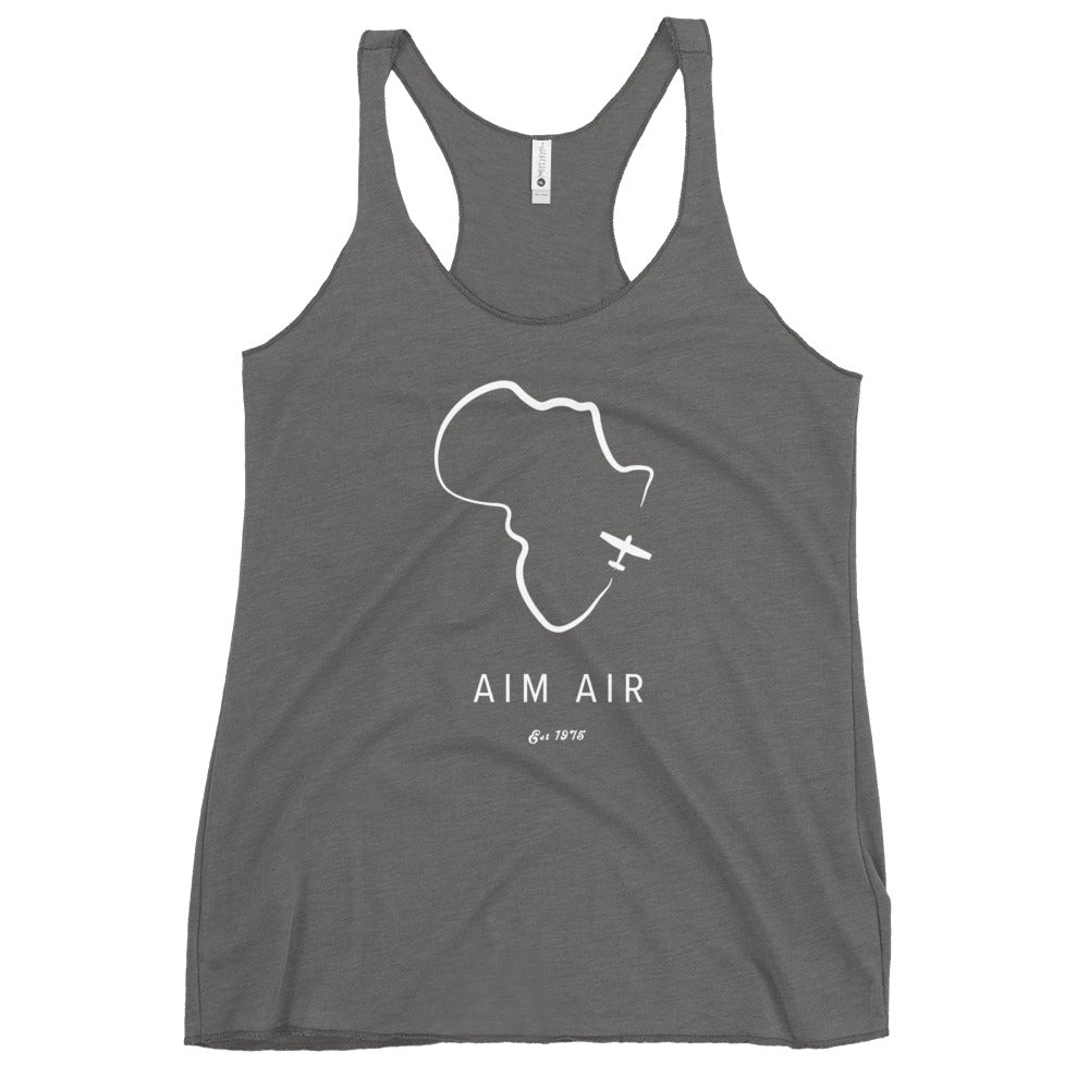Africa Outline Women's Racerback Tank