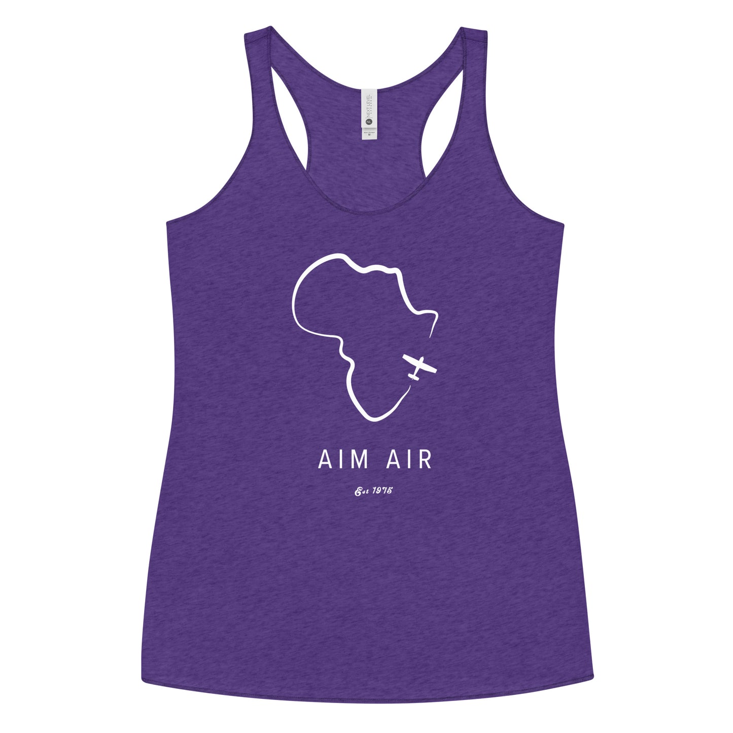 Africa Outline Women's Racerback Tank