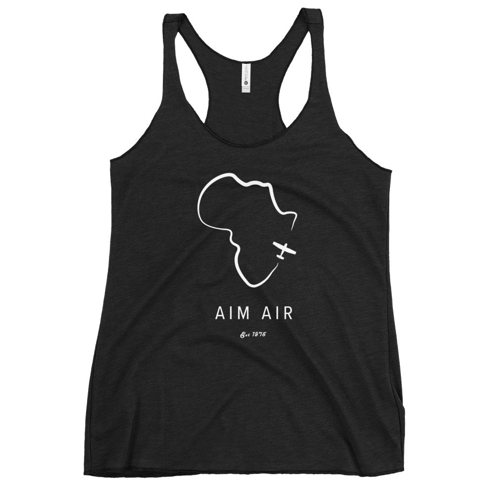 Africa Outline Women's Racerback Tank