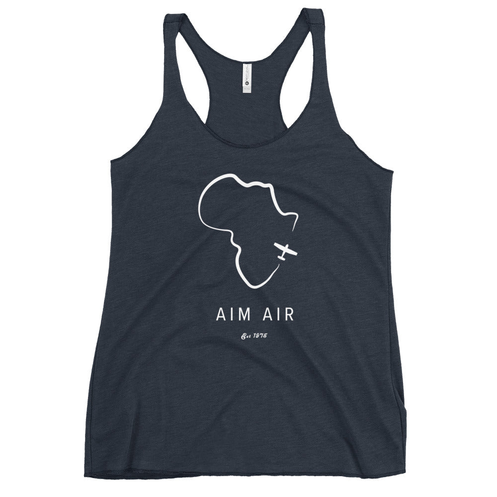 Africa Outline Women's Racerback Tank