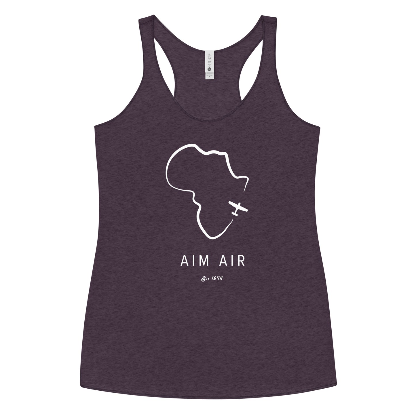 Africa Outline Women's Racerback Tank