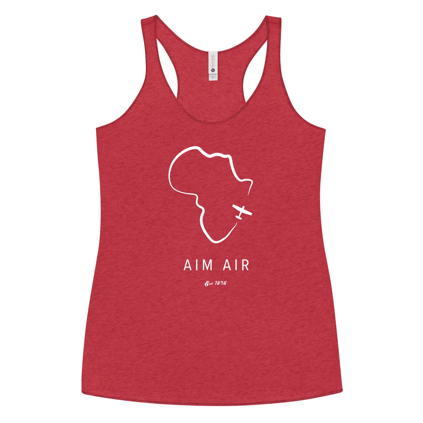 Africa Outline Women's Racerback Tank
