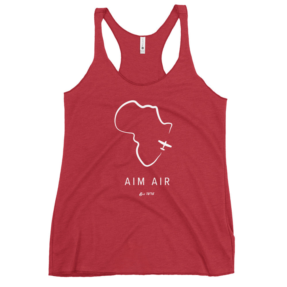 Africa Outline Women's Racerback Tank