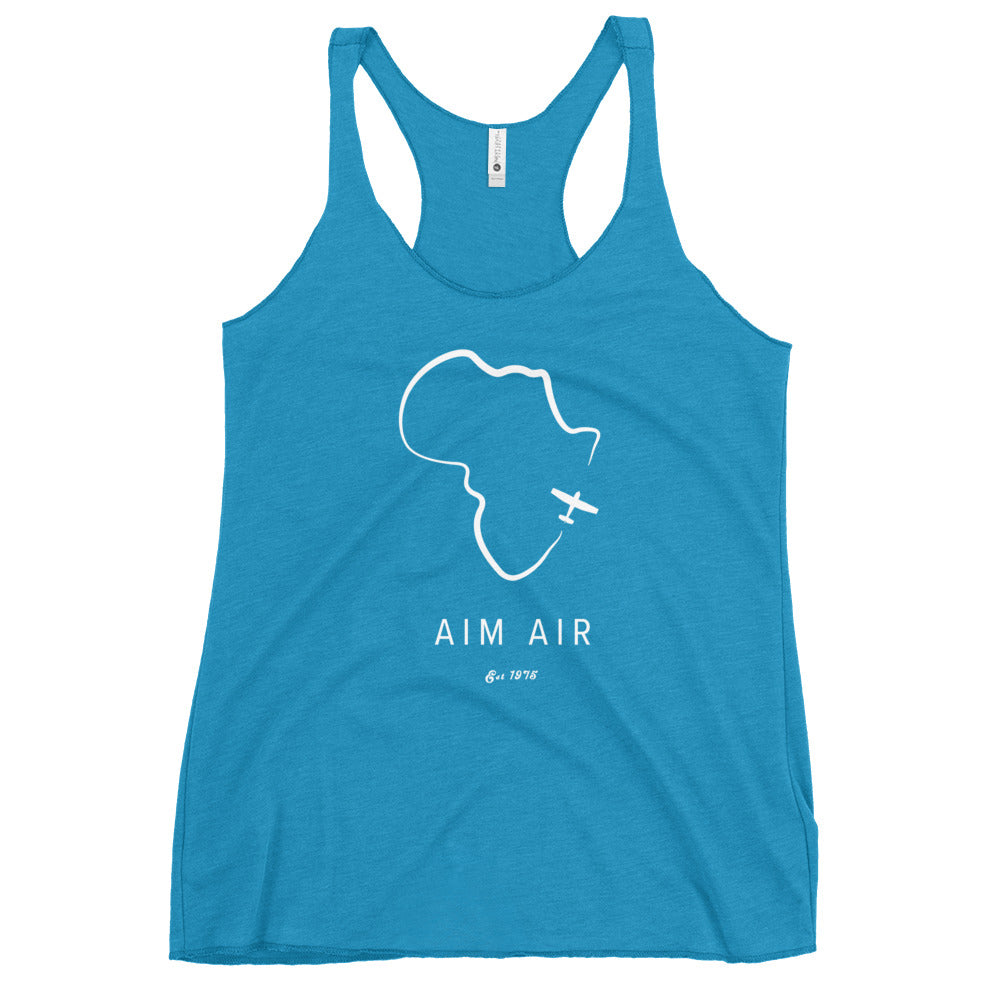 Africa Outline Women's Racerback Tank