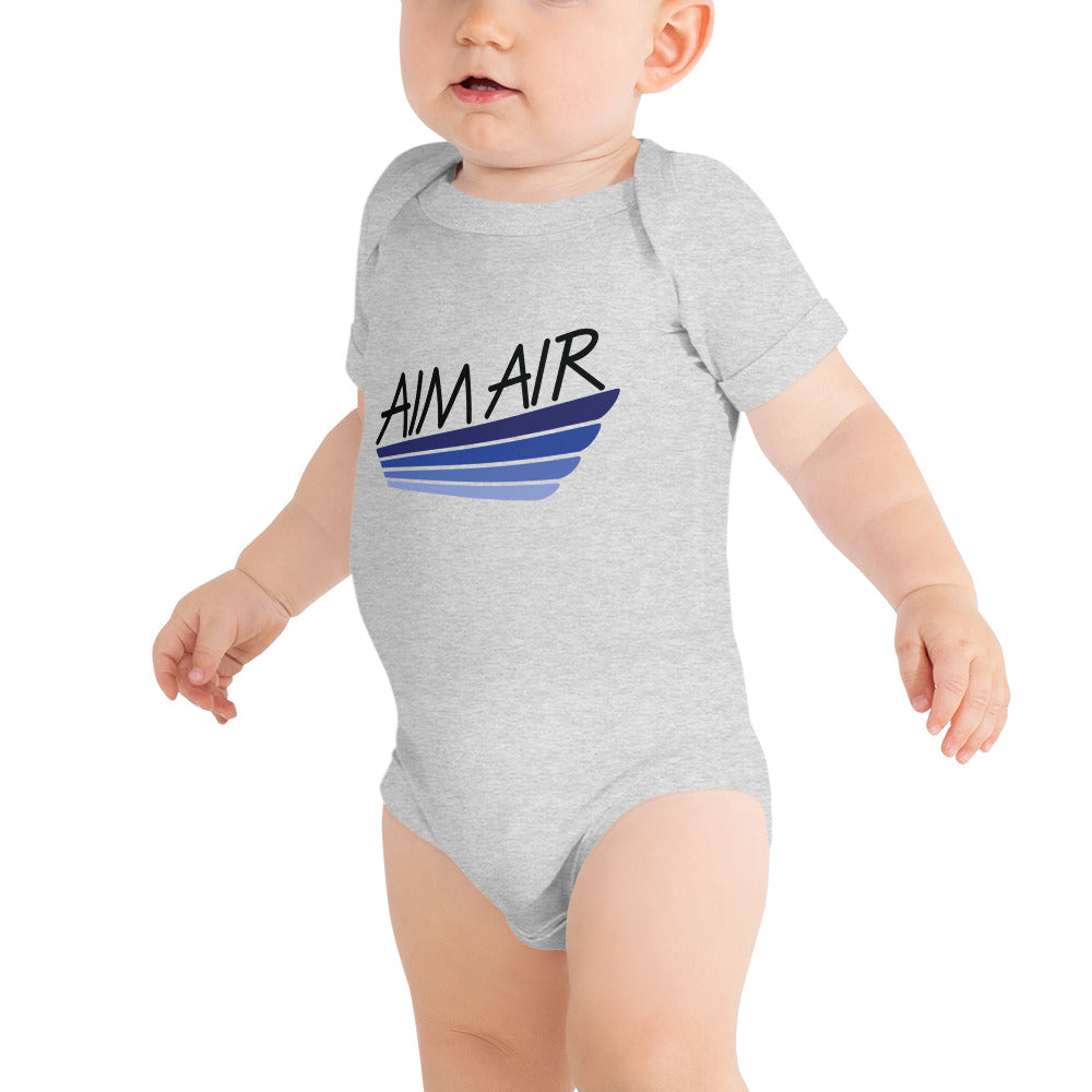 AIM AIR Logo Onesie (Black Text)