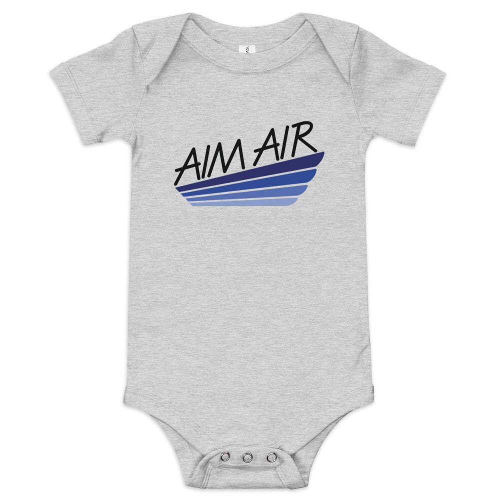 AIM AIR Logo Onesie (Black Text)