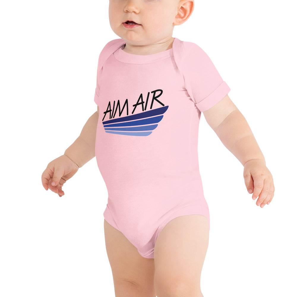 AIM AIR Logo Onesie (Black Text)