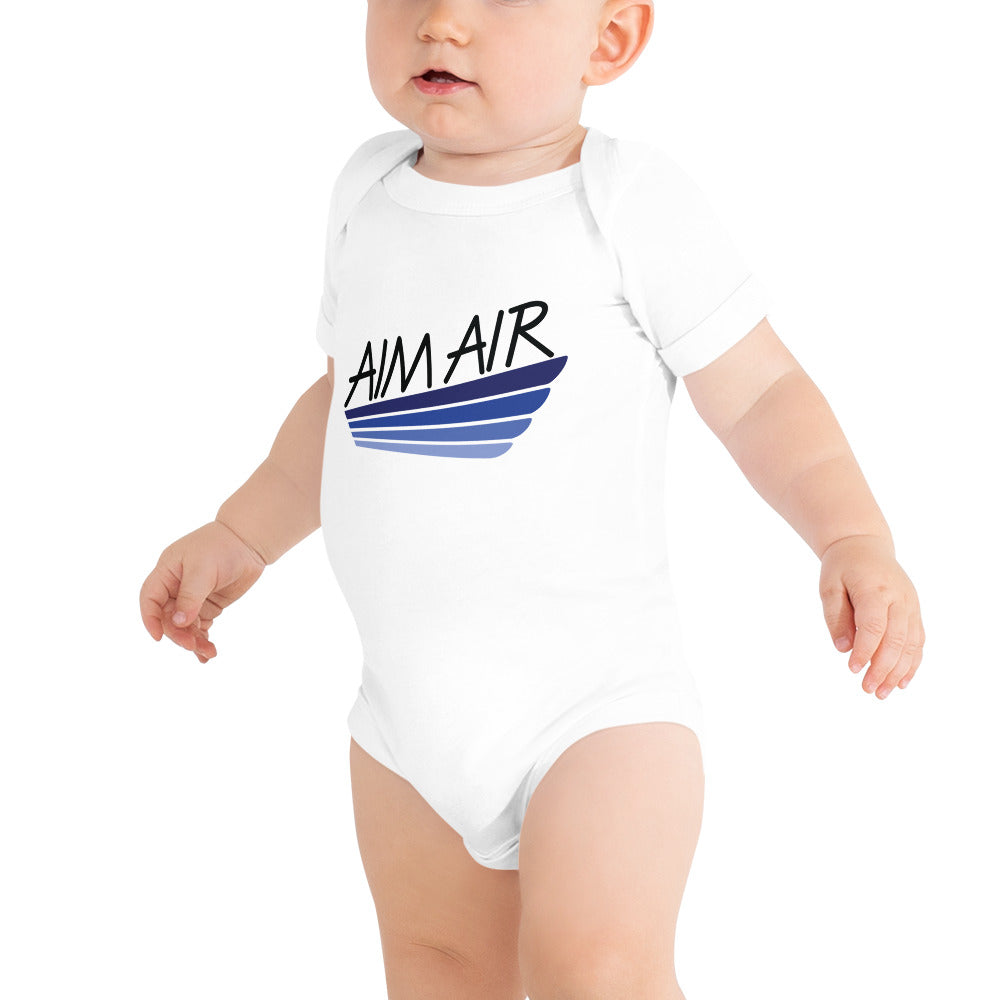 AIM AIR Logo Onesie (Black Text)