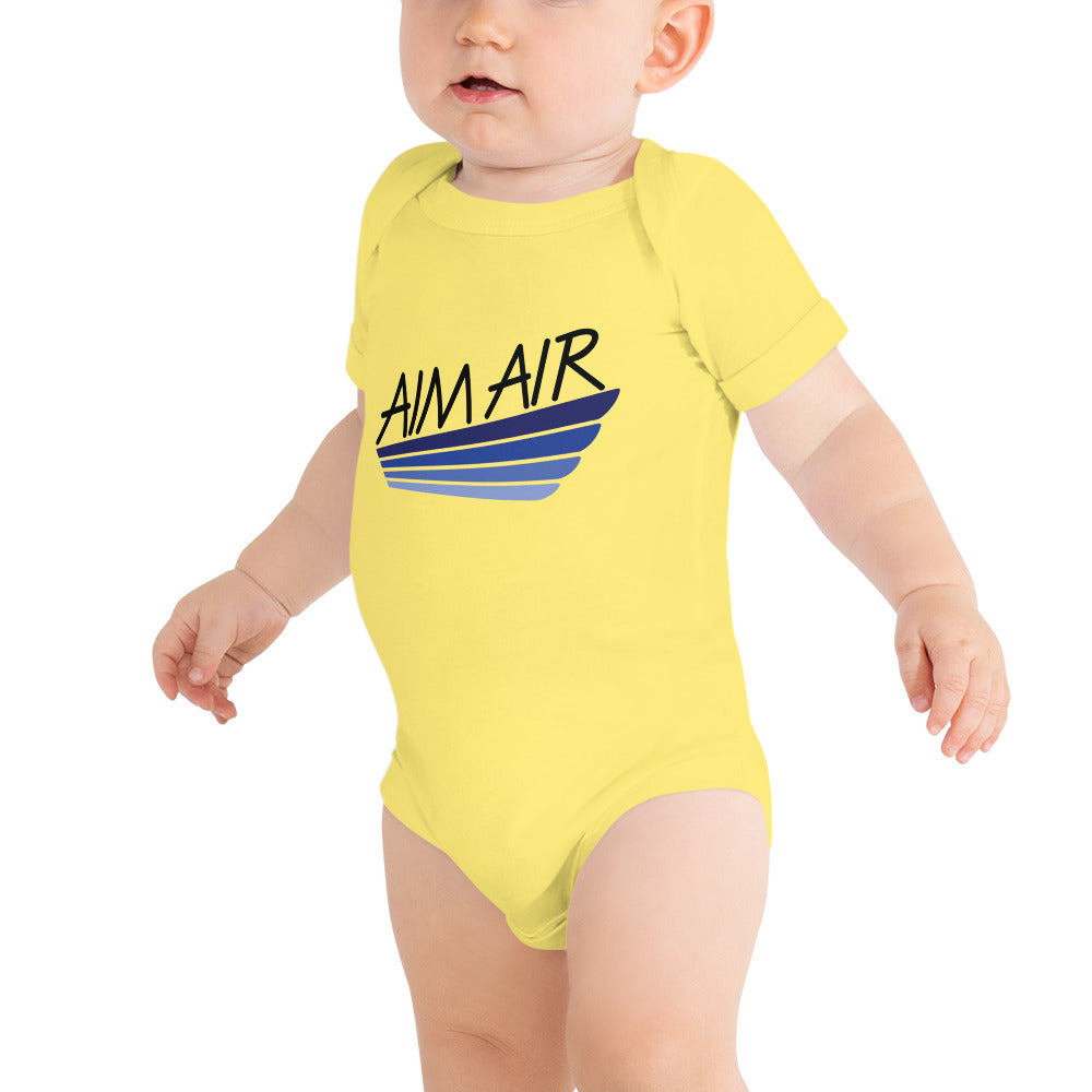 AIM AIR Logo Onesie (Black Text)