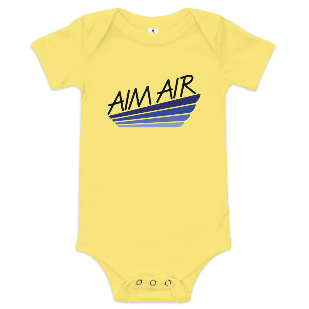 AIM AIR Logo Onesie (Black Text)