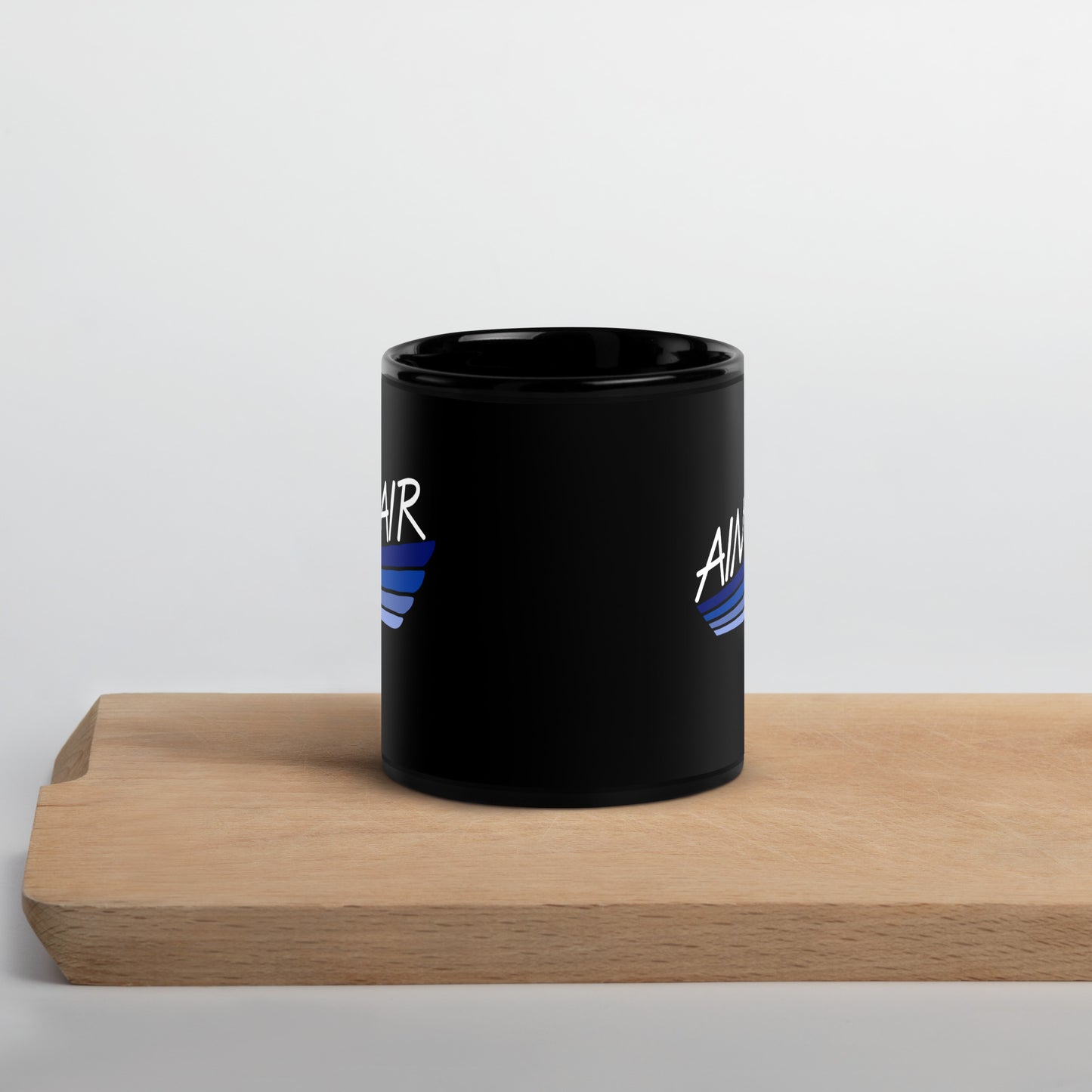 Color Logo Black Glossy Mug