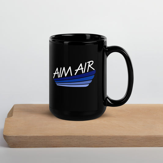 Color Logo Black Glossy Mug