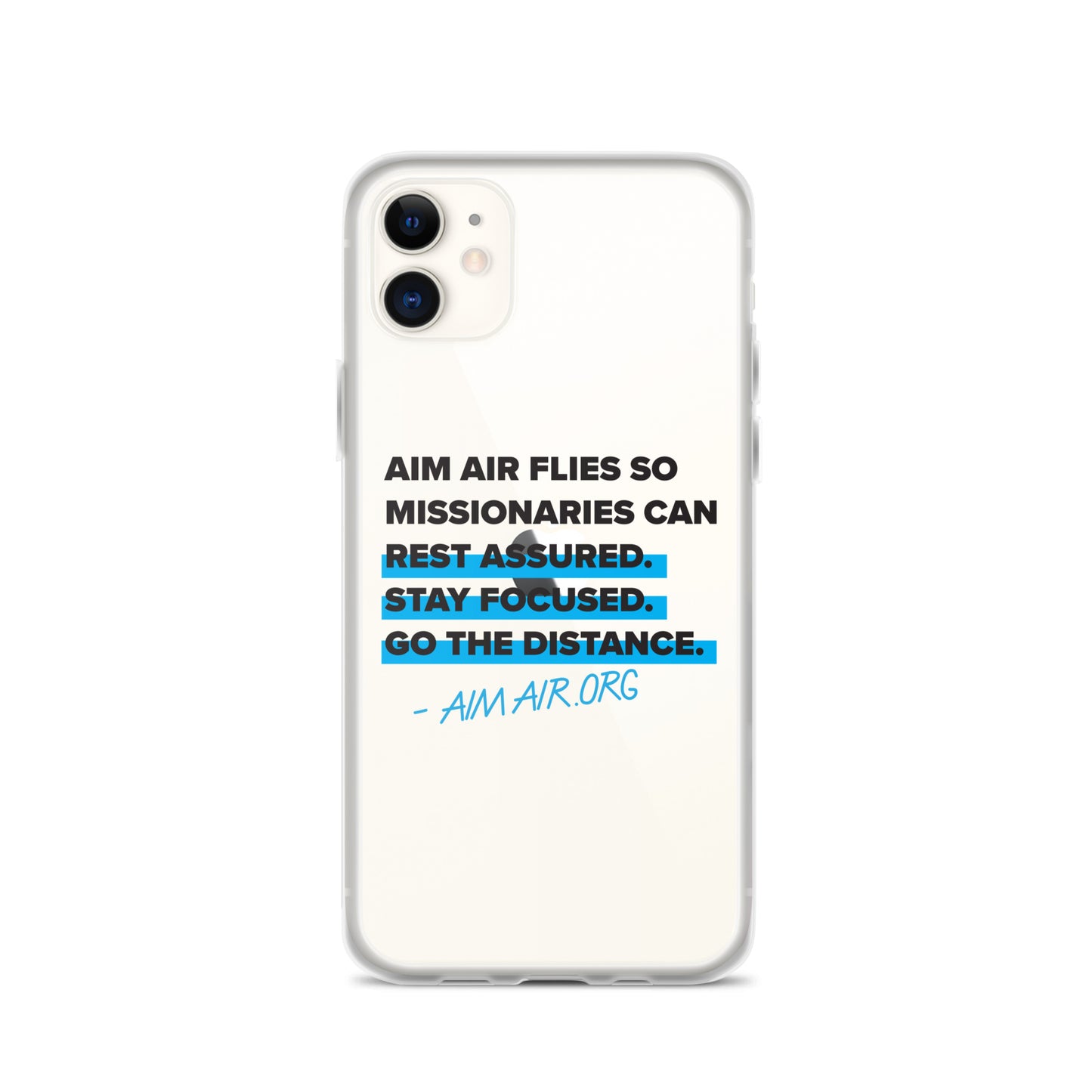 Go The Distance Clear Case for iPhone®