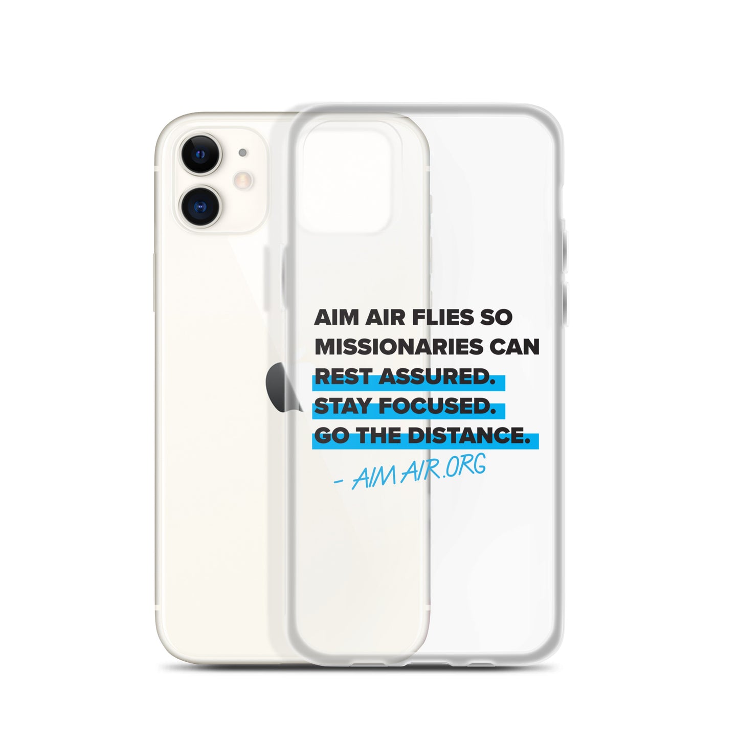 Go The Distance Clear Case for iPhone®