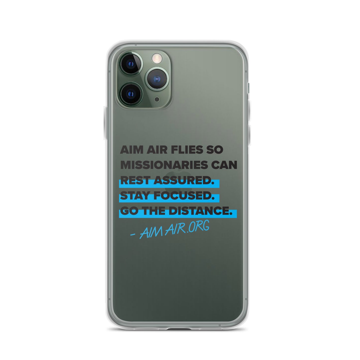 Go The Distance Clear Case for iPhone®