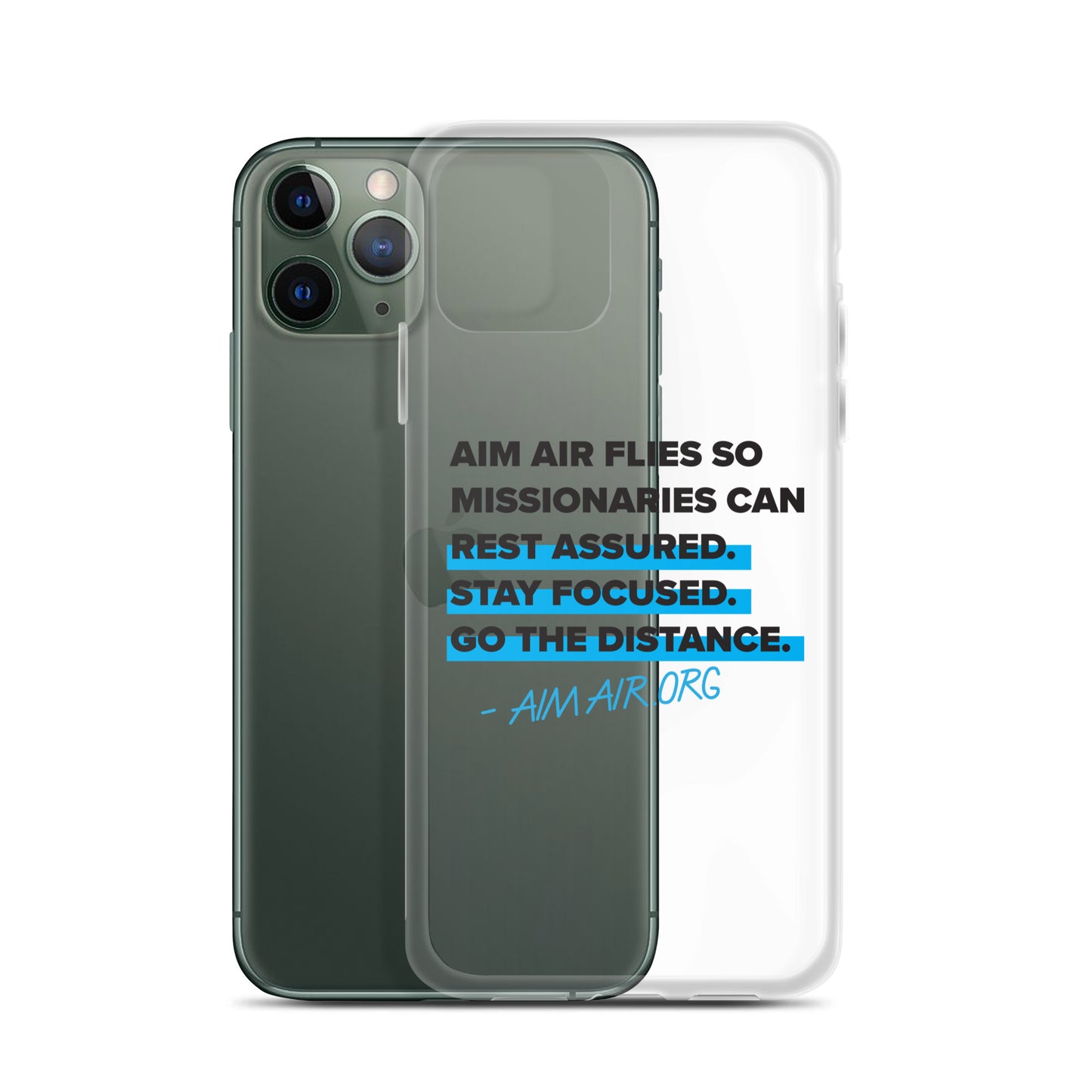 Go The Distance Clear Case for iPhone®