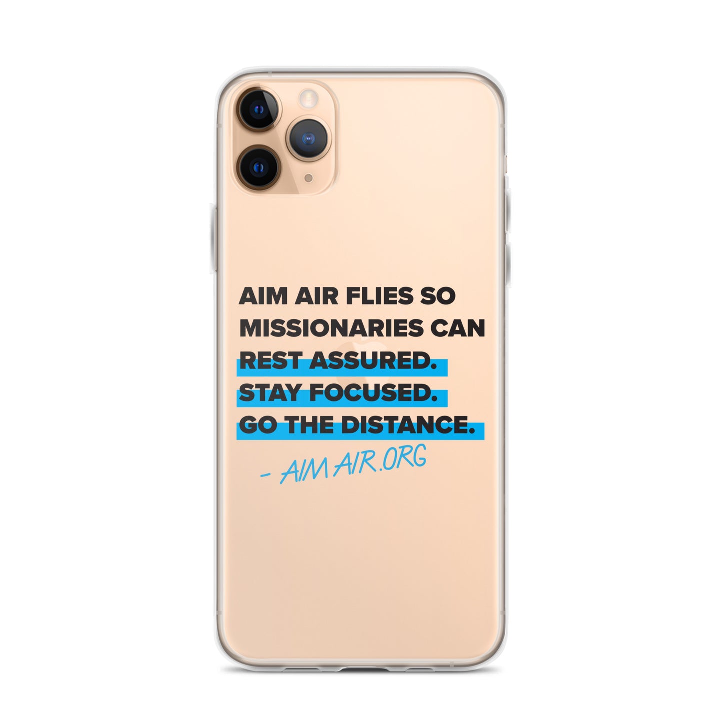 Go The Distance Clear Case for iPhone®