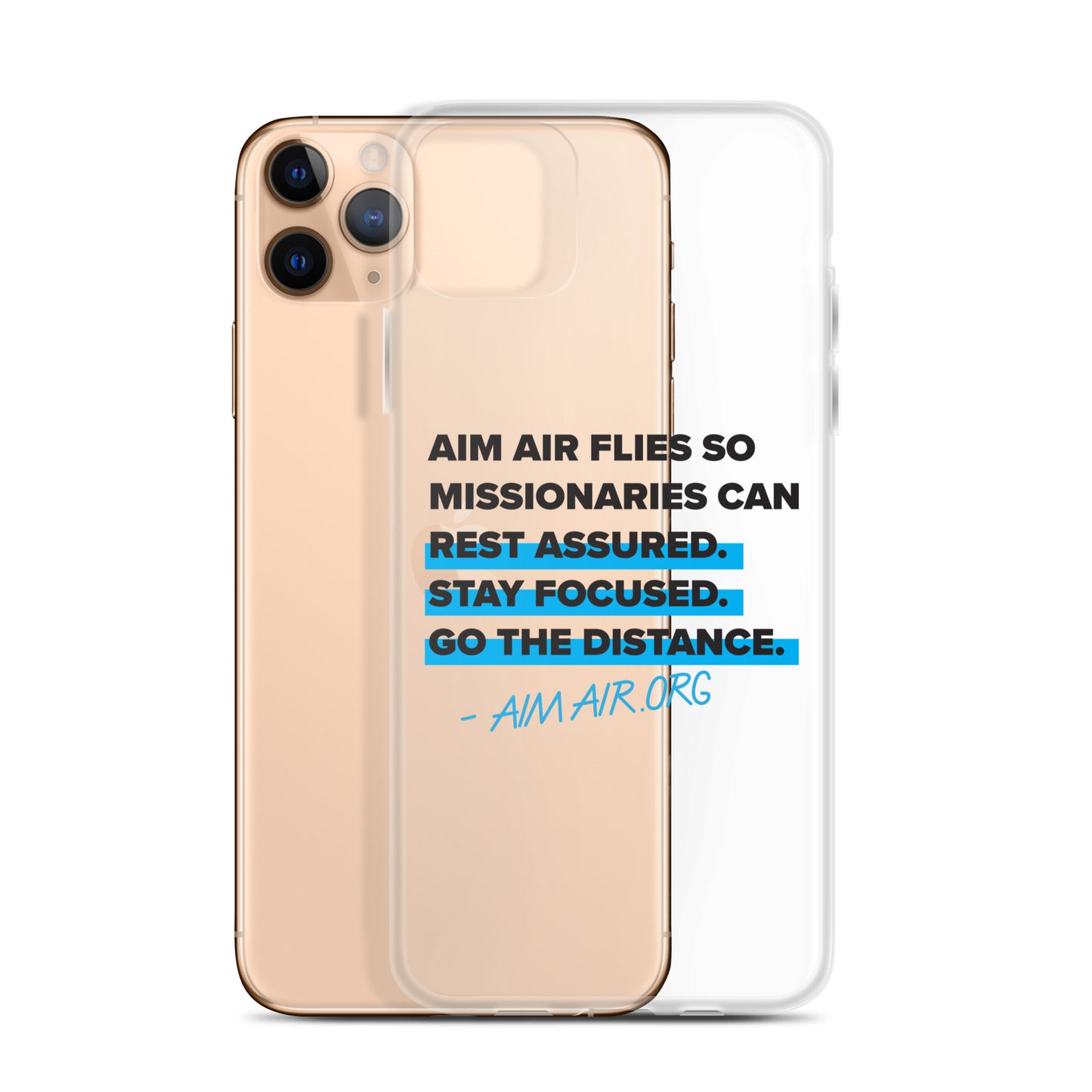 Go The Distance Clear Case for iPhone®