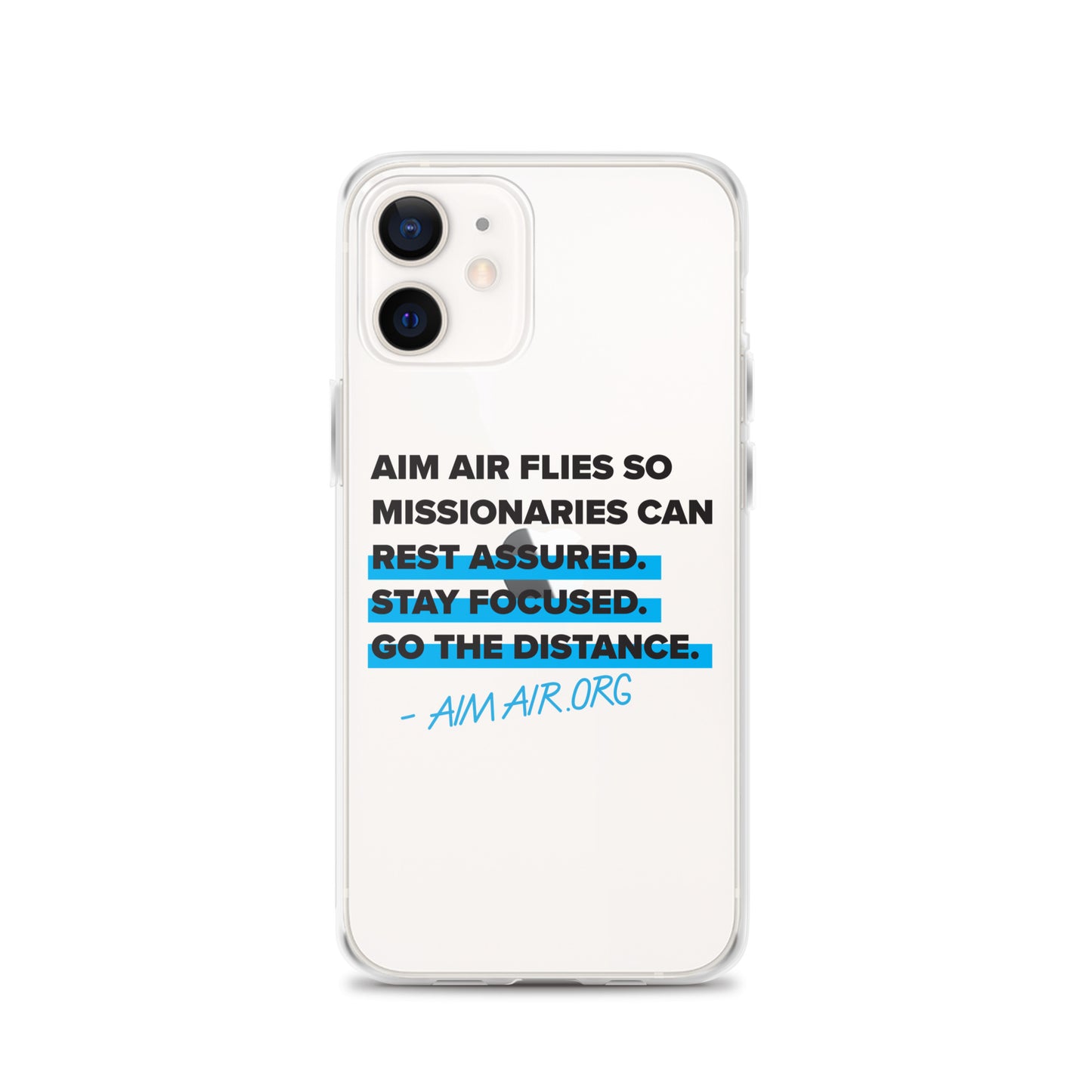 Go The Distance Clear Case for iPhone®