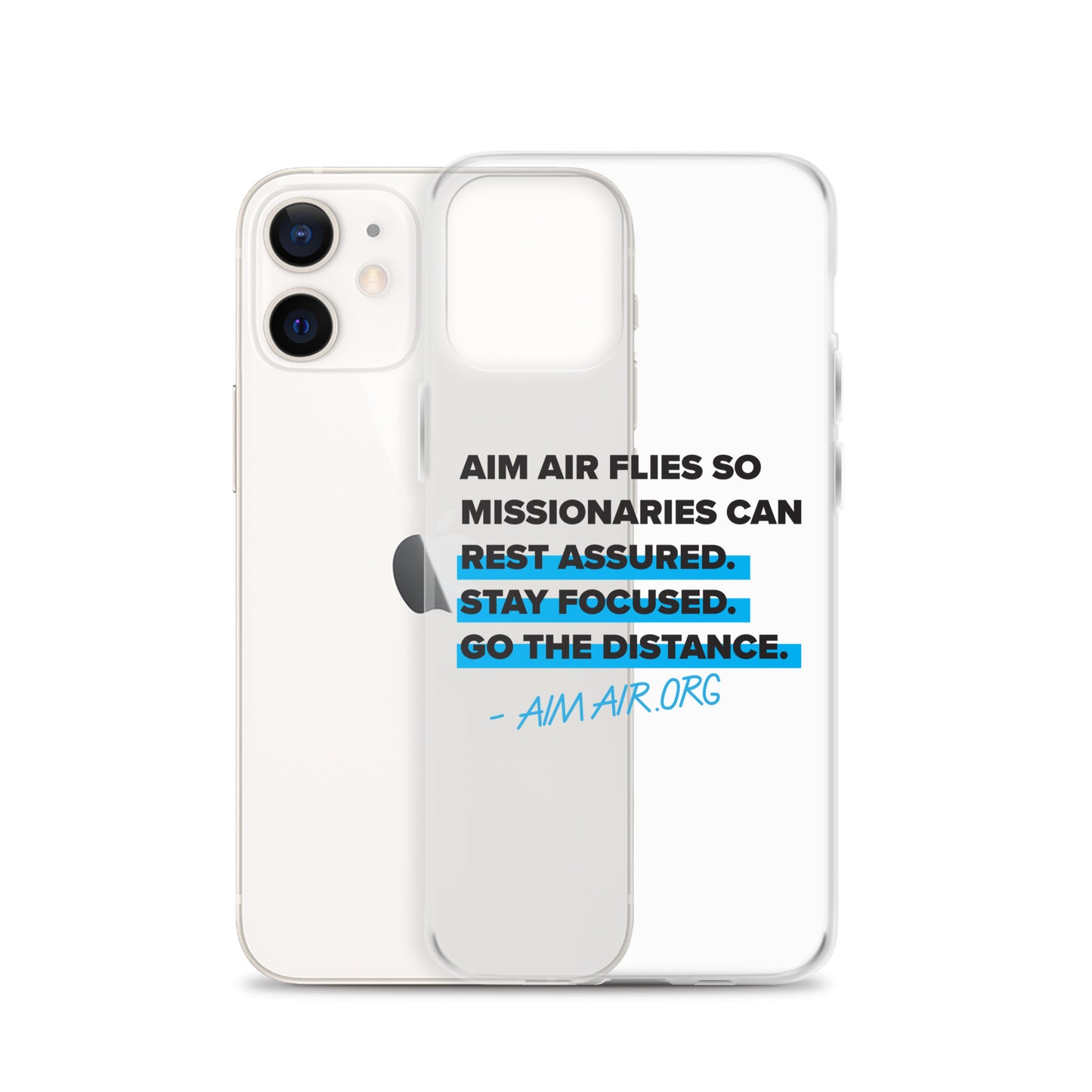 Go The Distance Clear Case for iPhone®