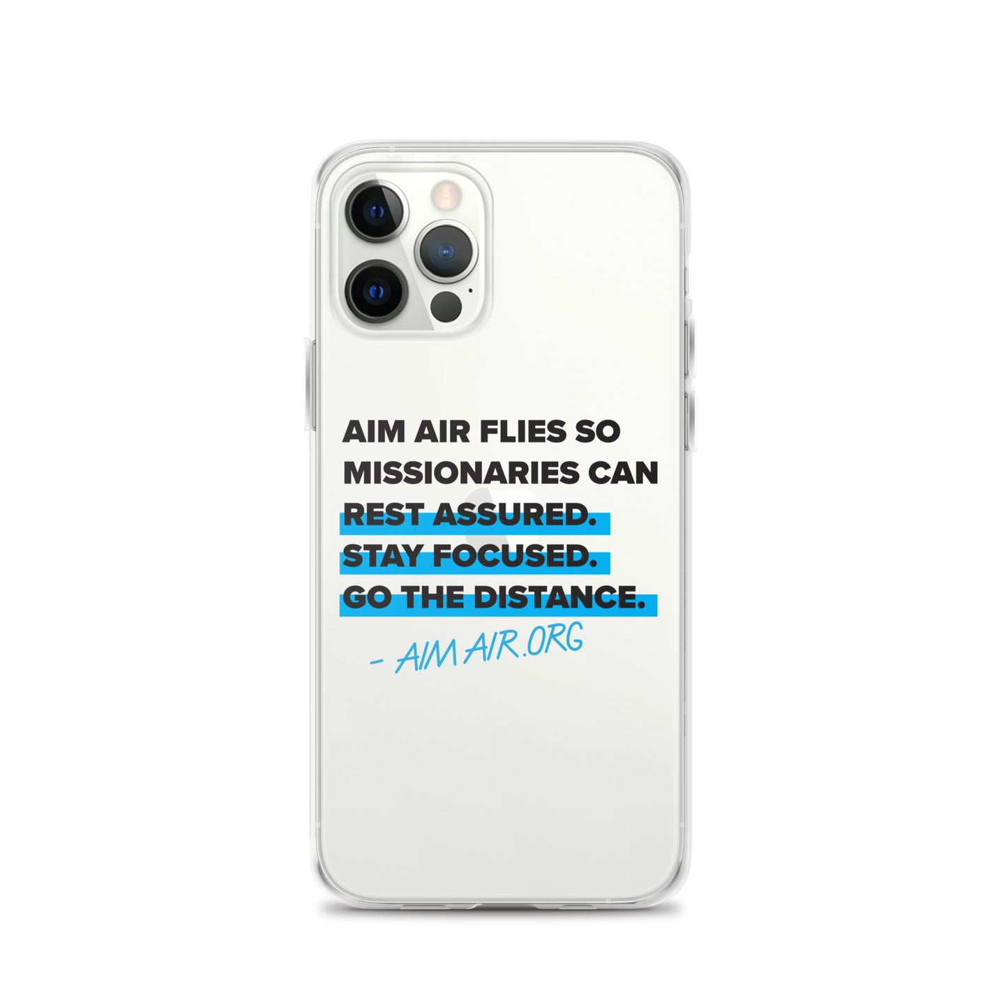 Go The Distance Clear Case for iPhone®