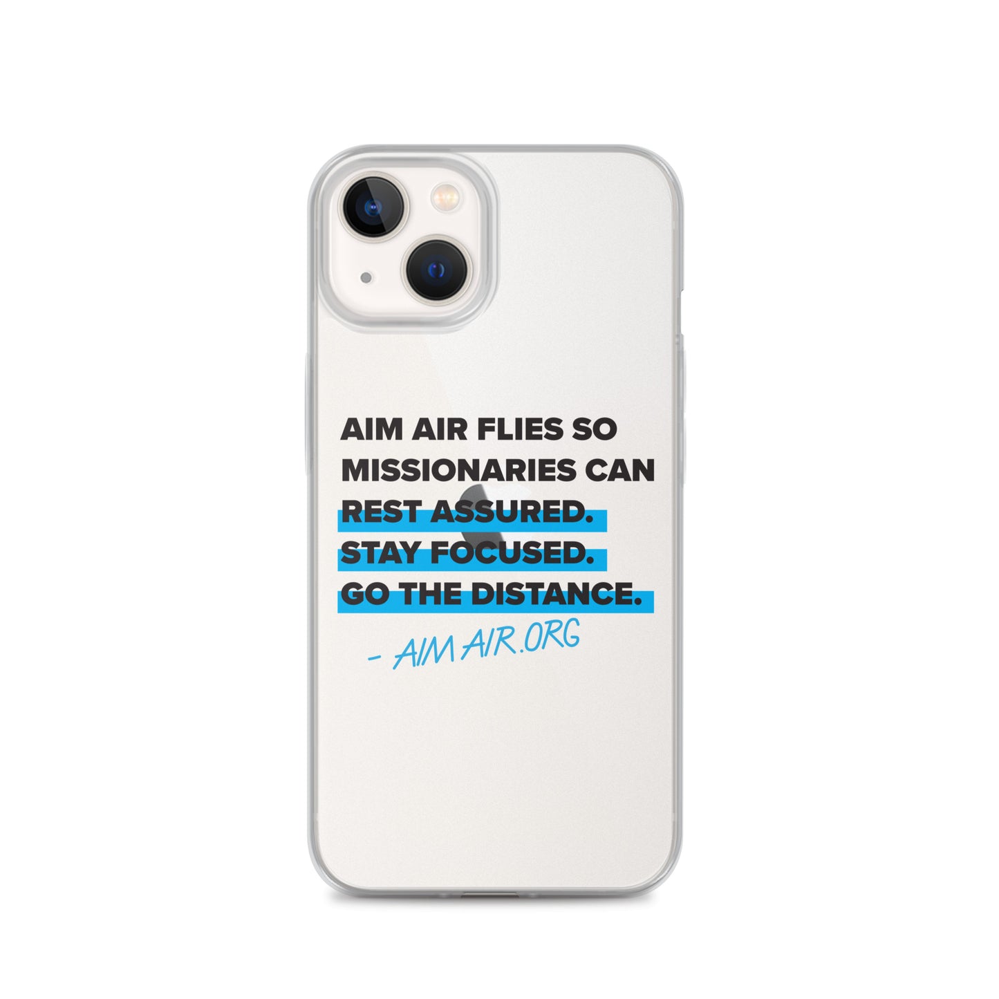 Go The Distance Clear Case for iPhone®