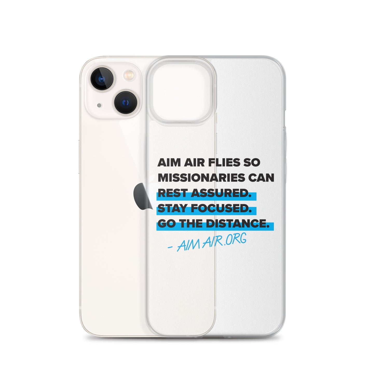 Go The Distance Clear Case for iPhone®