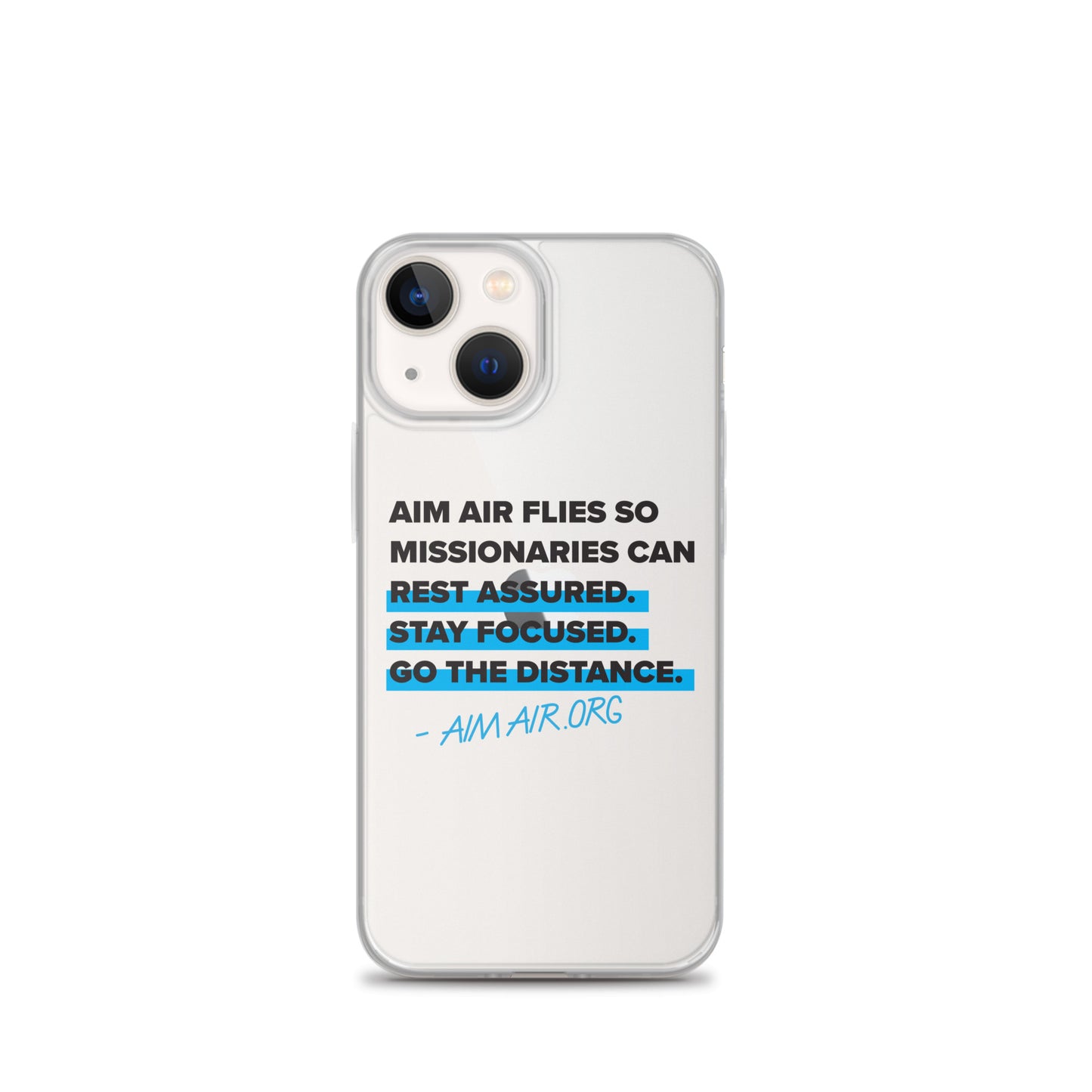 Go The Distance Clear Case for iPhone®