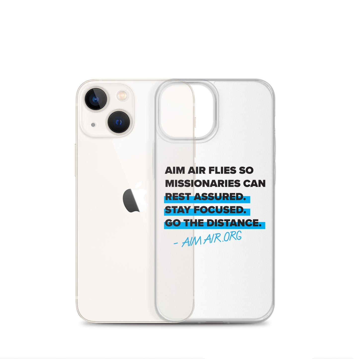 Go The Distance Clear Case for iPhone®