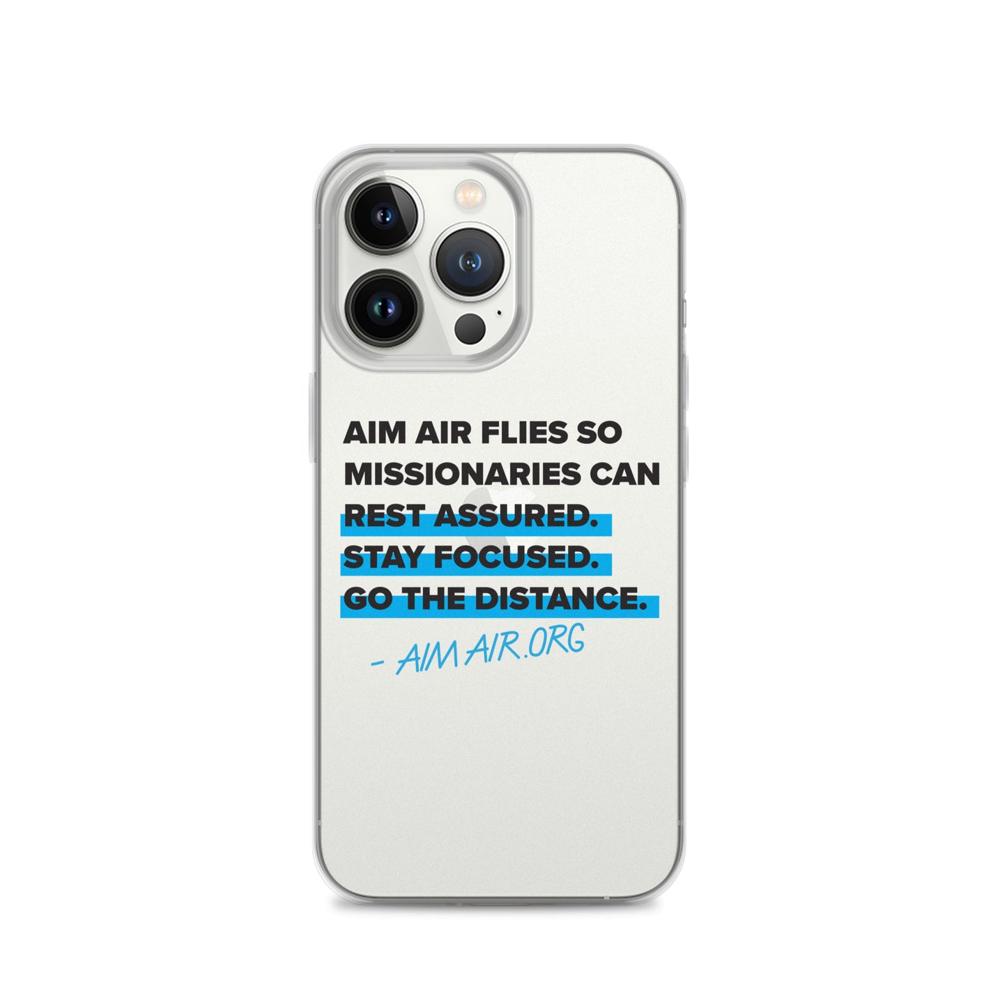 Go The Distance Clear Case for iPhone®