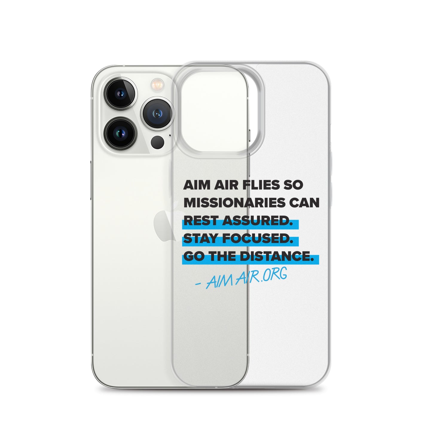 Go The Distance Clear Case for iPhone®