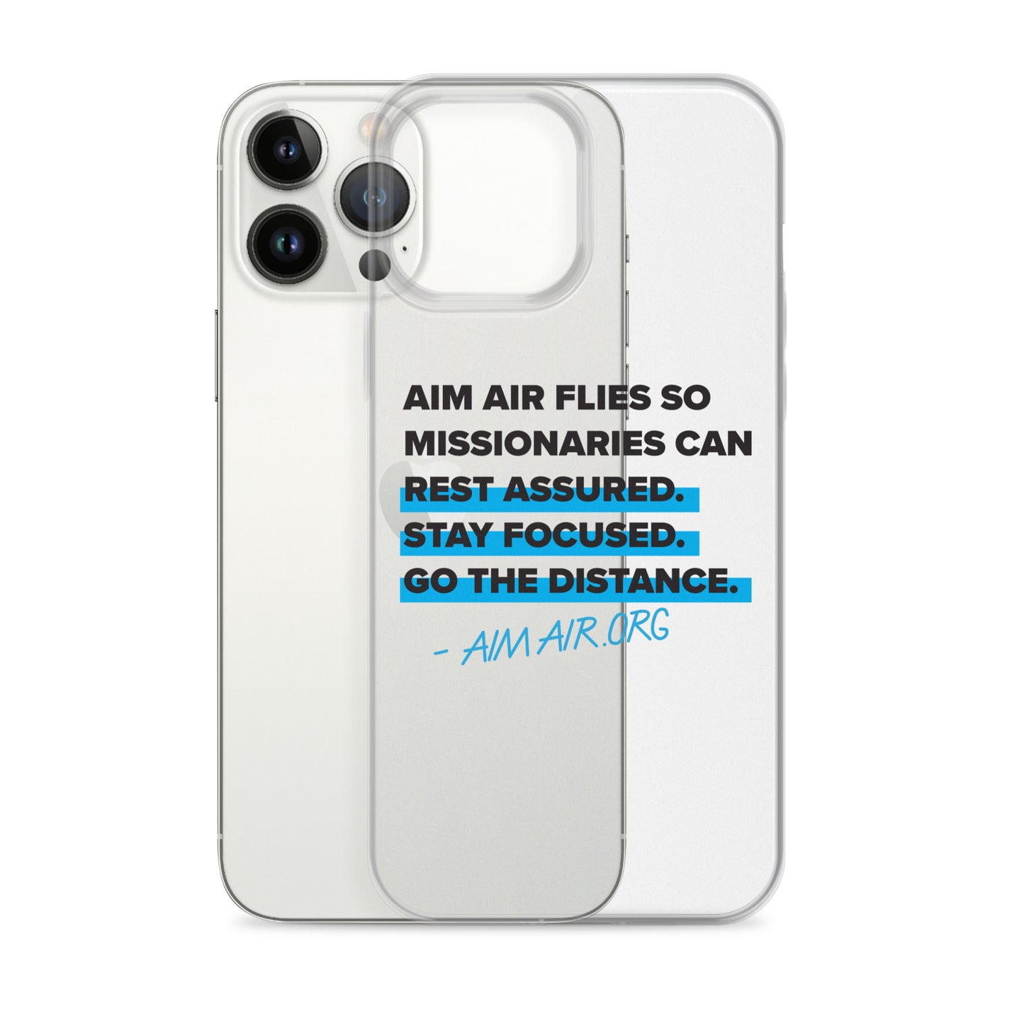 Go The Distance Clear Case for iPhone®