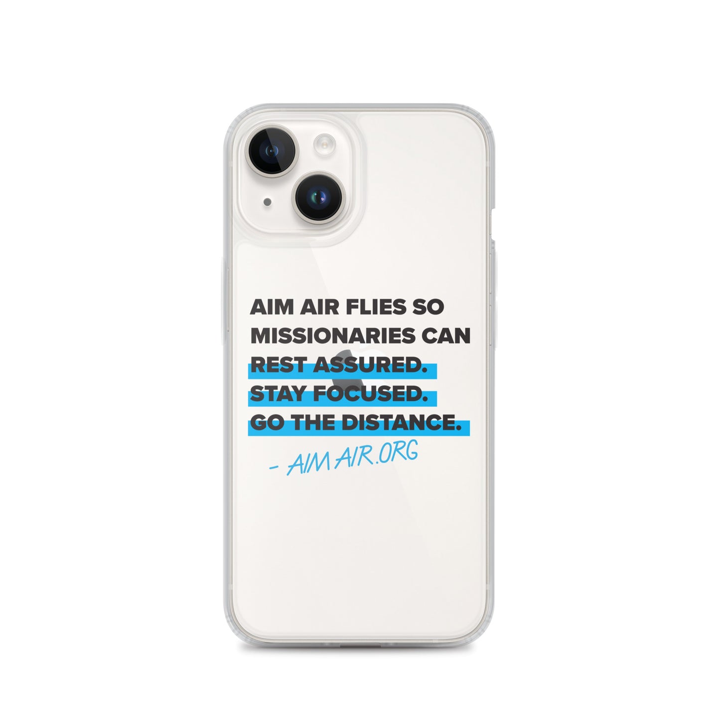 Go The Distance Clear Case for iPhone®