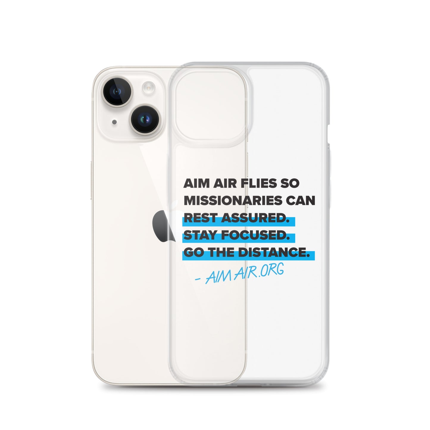 Go The Distance Clear Case for iPhone®