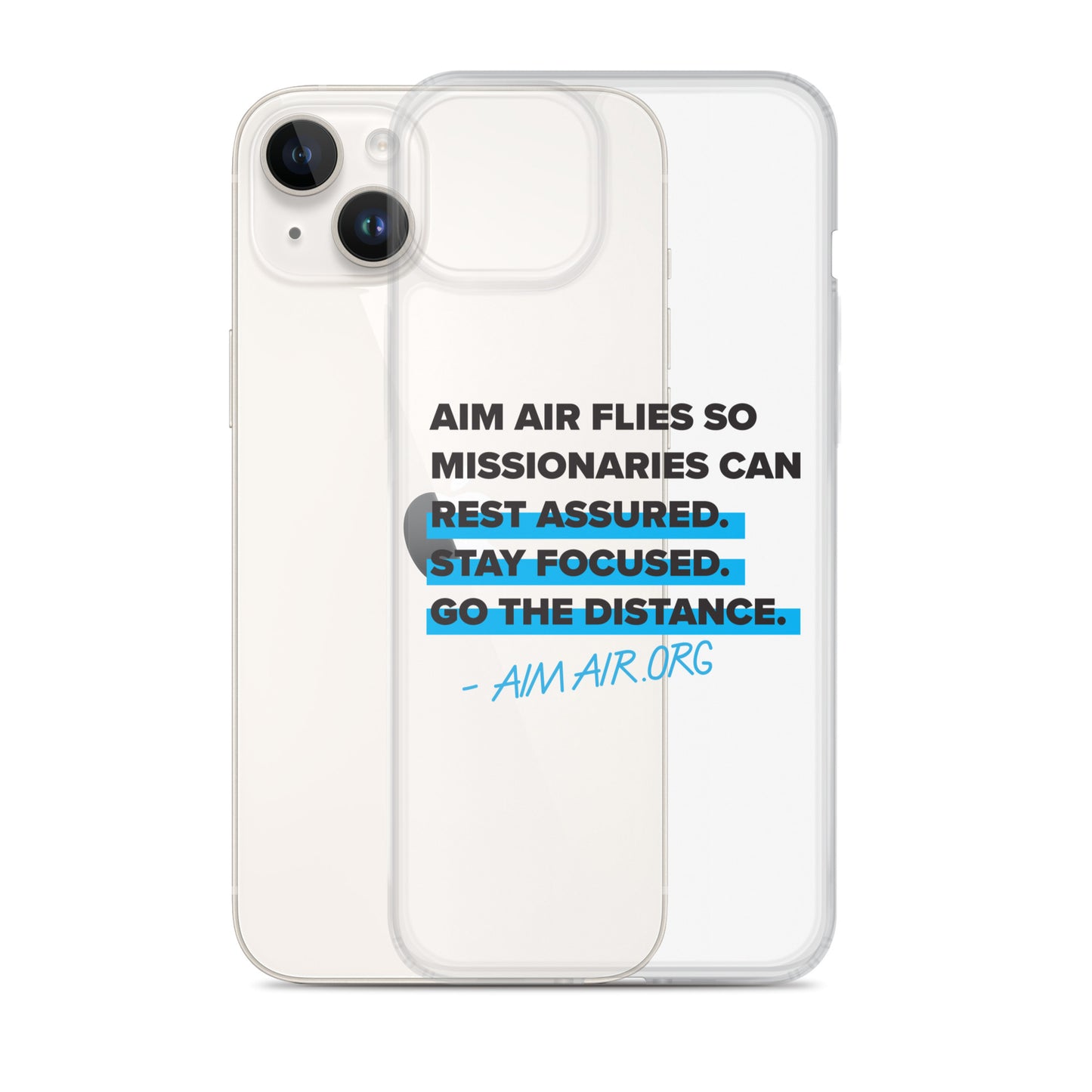 Go The Distance Clear Case for iPhone®