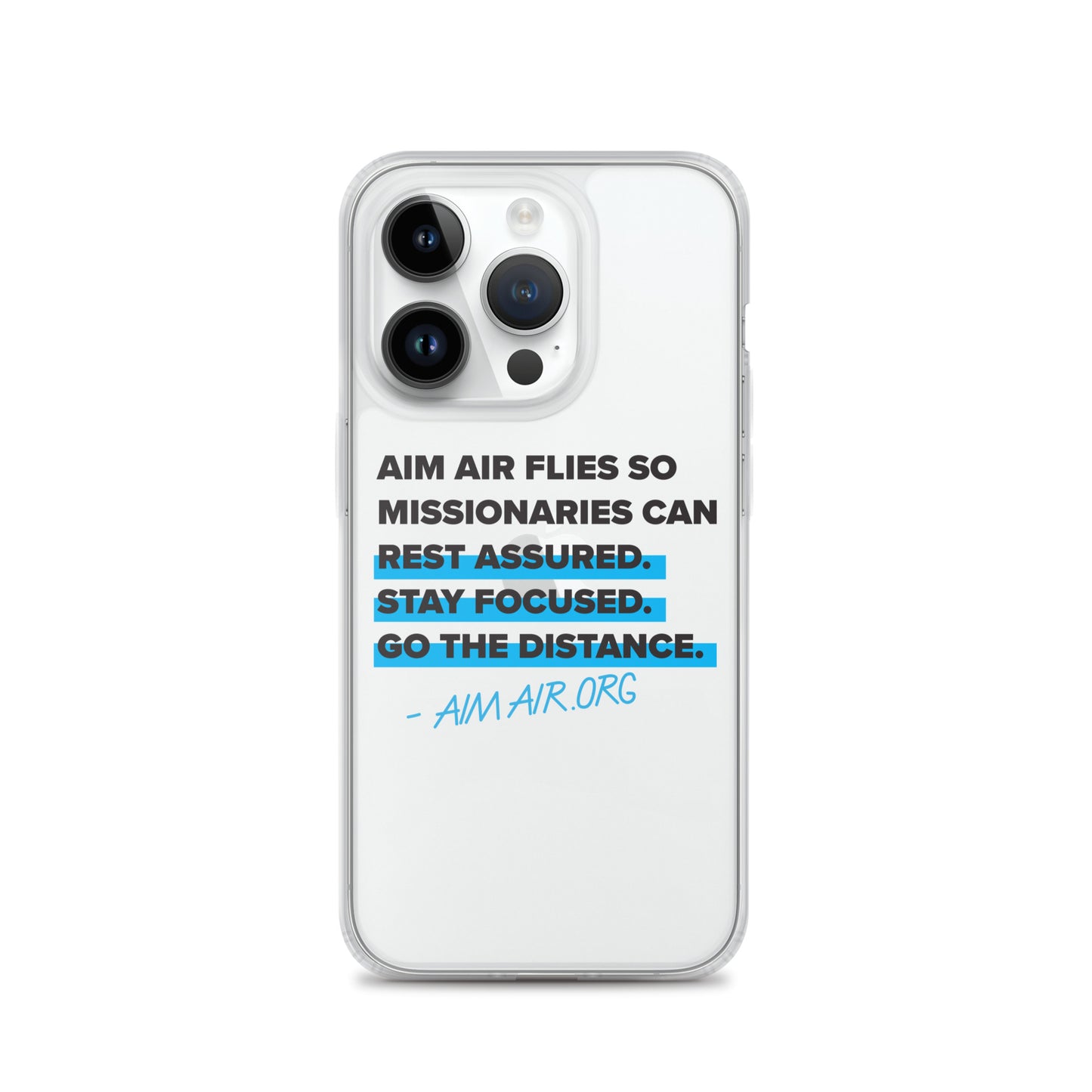 Go The Distance Clear Case for iPhone®