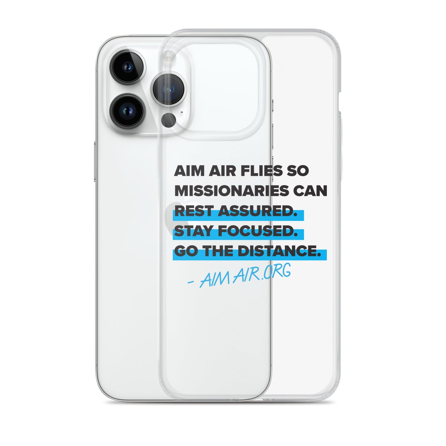 Go The Distance Clear Case for iPhone®